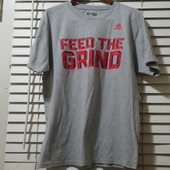 adidas Other - AUTH ADIDAS "FEED THE GRIND" TSHIRT SZ LARGE